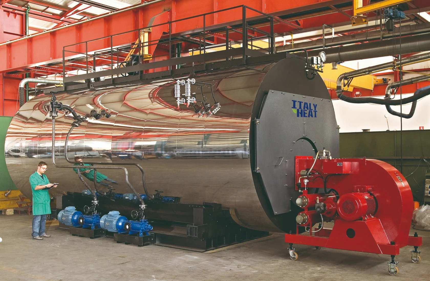 Equipment at full scale